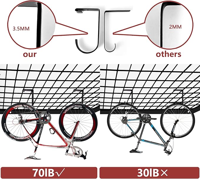 8-Pack Heavy Duty Add-On Flat Hook Accessory - Image 4