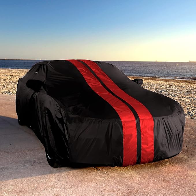 iCarCover Custom Car Cover for 2005-2025 Ford Mustang GT, Mach 1, V6 Waterproof - Image 3