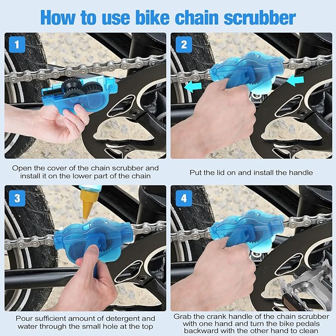 Bike Cleaning Kit Including Bicycle Chain Scrubber, Bike Link Pliers, Bicycle - Image 7