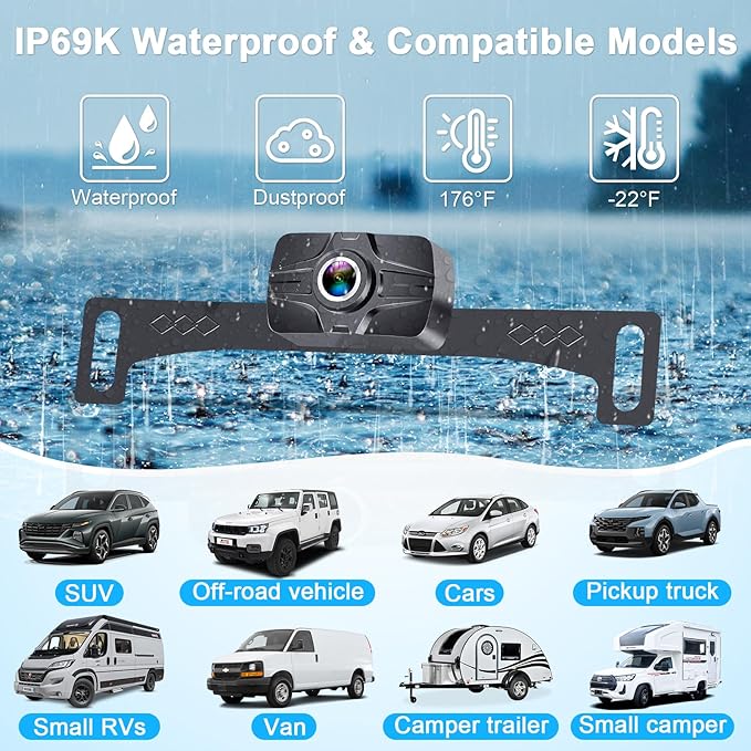 7-Inch Wireless Backup Camera for Truck - Image 5