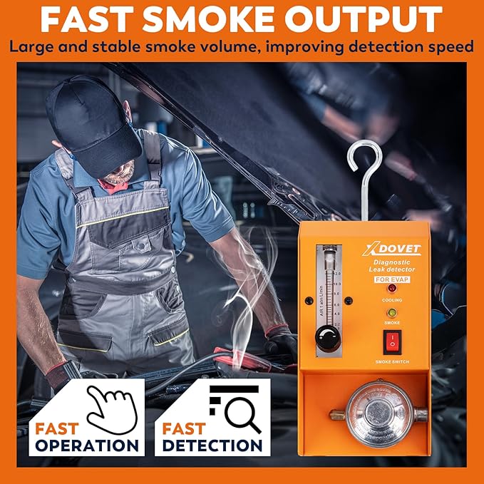 Professional Evap Smoke Machine Leak Detector, XDOVET KSD-204 Automotive Smoke - Image 2