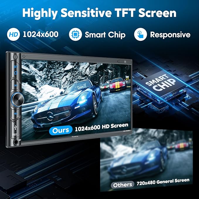 Upgrade Wireless Double Din Car Stereo - Image 7