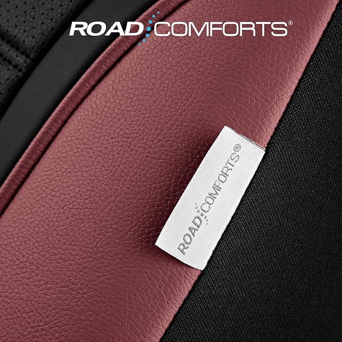 Road Comforts Leather Seat Covers, Breathable Car Seat Covers Front Seat - Image 5