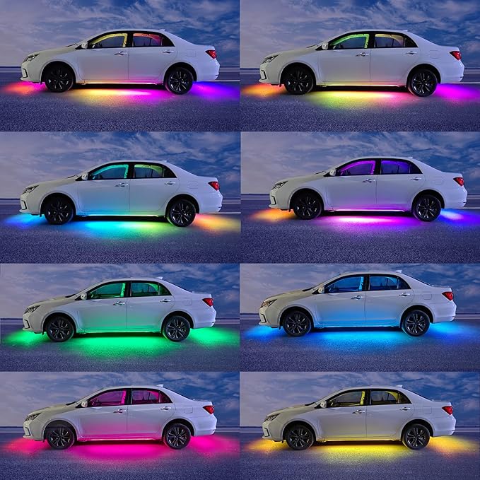 Underglow Led Lights for Cars, Waterproof Underglow Kit for Cars - Image 3