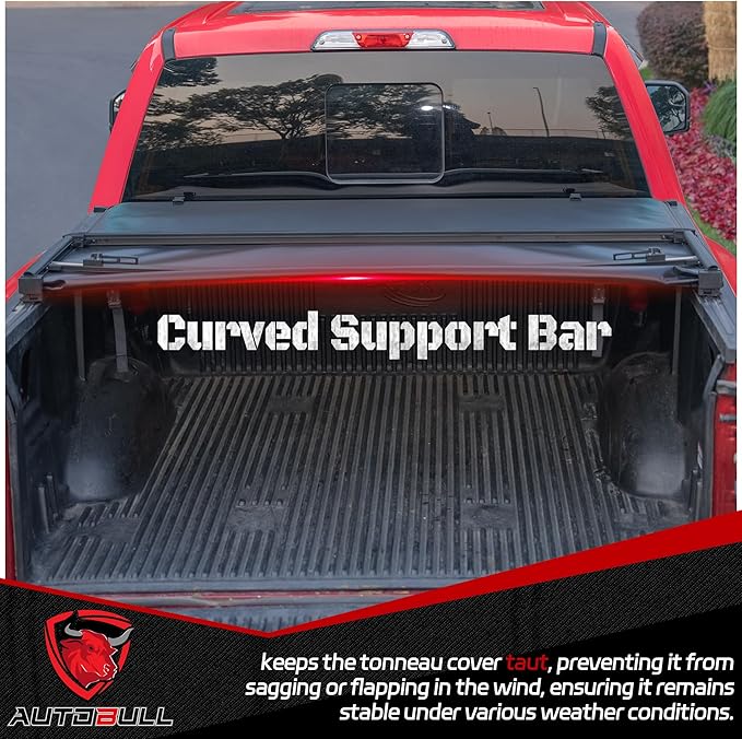 Soft Tri Fold tonneau Cover Compatible - Image 6