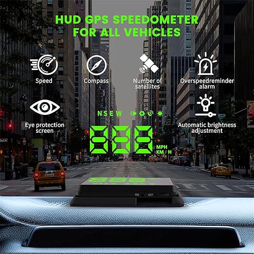 Heads up Display for Cars, Car HUD, Head up Display for Car, Car Speedometer - Image 8