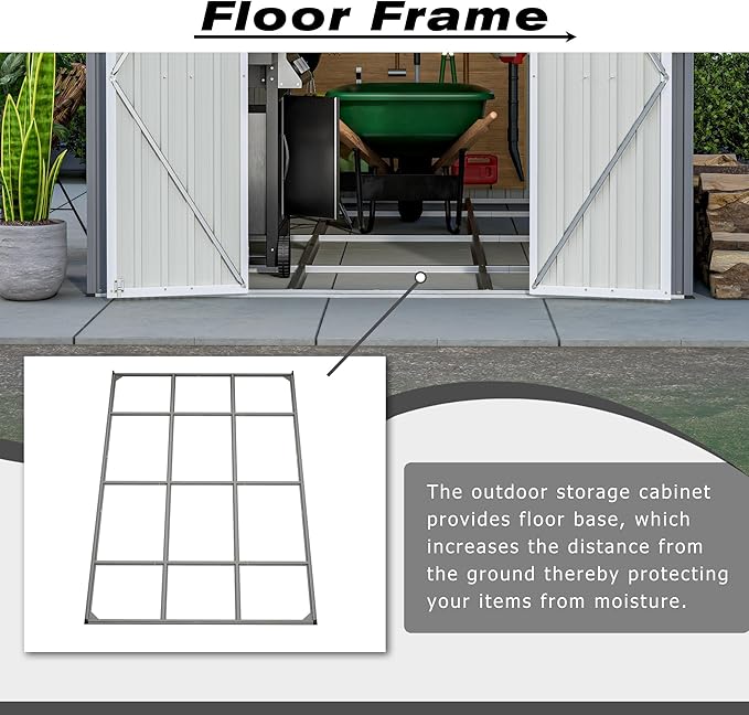 8×12 Ft Outdoor Storage Shed - Image 6