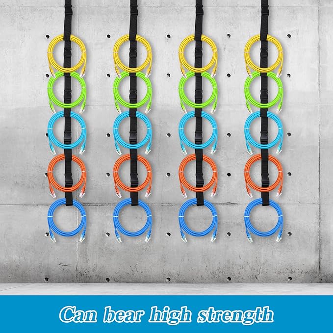 Extension Cord Organizer, Garage Garden Storage Straps Black Organizer Straps - Image 7