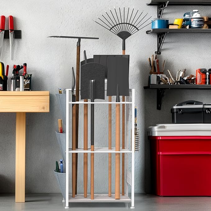YBING Garden Tool Organizer, Yard Tool Stand - Image 3