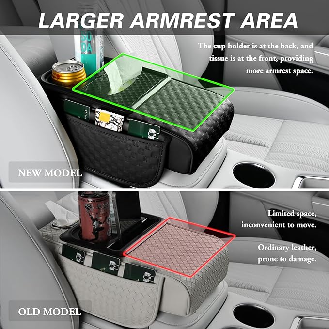 Car Center Console Cover, Armrest Cover - Image 3