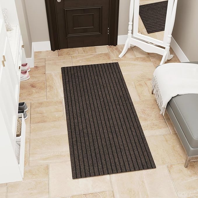 Ottomanson Mud Mat 2'7" x 4' Entryway Rug by Ottomanson