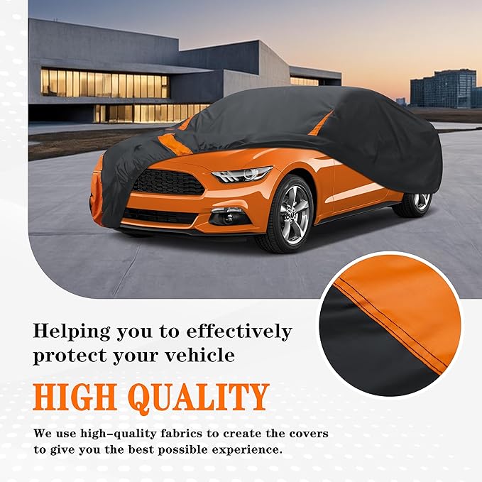 in Full Exterior Car Cover All Weather, Waterproof，UV Resistant, and Snowproof - Image 5