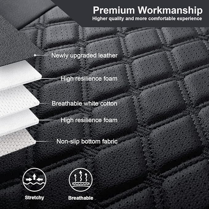 GIANT PANDA Customized Rear Car Seat Covers - Image 2