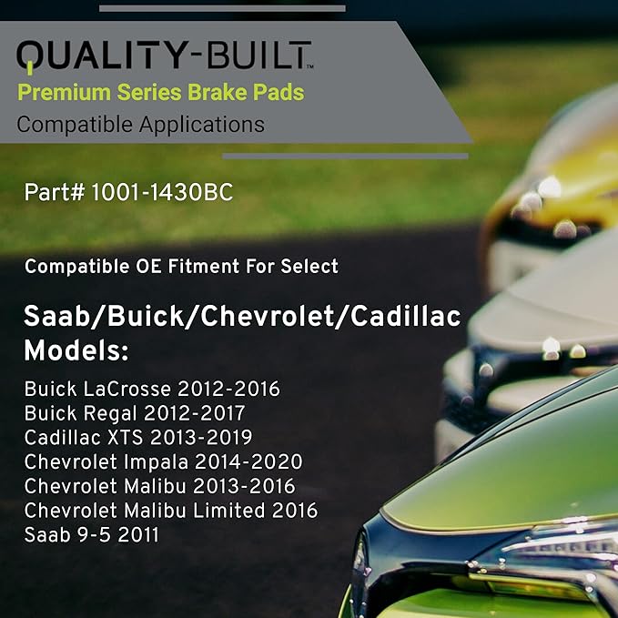 Premium Ceramic Rear Brake Pads Compatible - Image 3