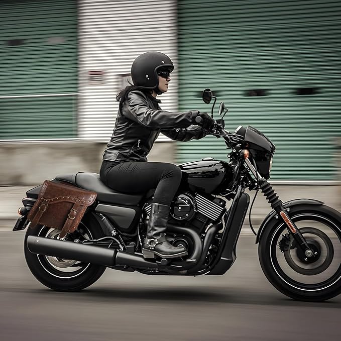 NICECNC Motorcycle Saddle Bags, PU leather Motorcycle Saddlebags, Reinforced - Image 7
