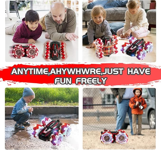 Gesture Sensing RC Stunt Car, 2.4 Ghz 4WD Remote Control Cars, Cool Lighting - Image 7