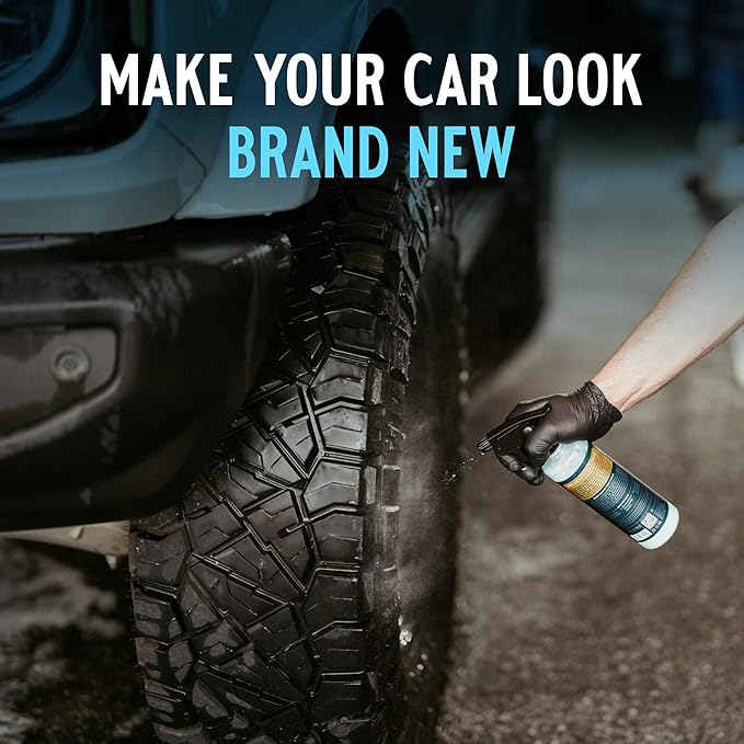 SOCAR Blue Suede Tire Shine Spray & Protectant. New-Tire Smooth Shine. - Image 6