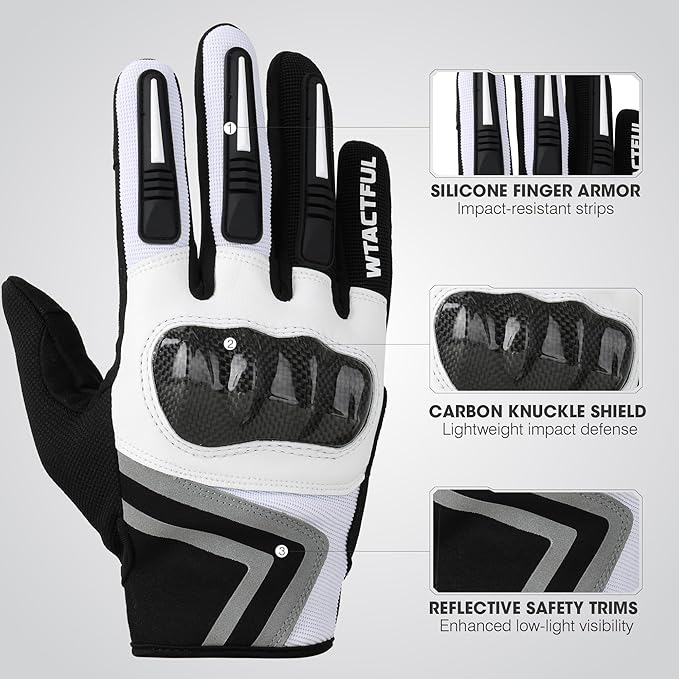 WTACTFUL Lightweight Motorcycle Gloves - Image 2