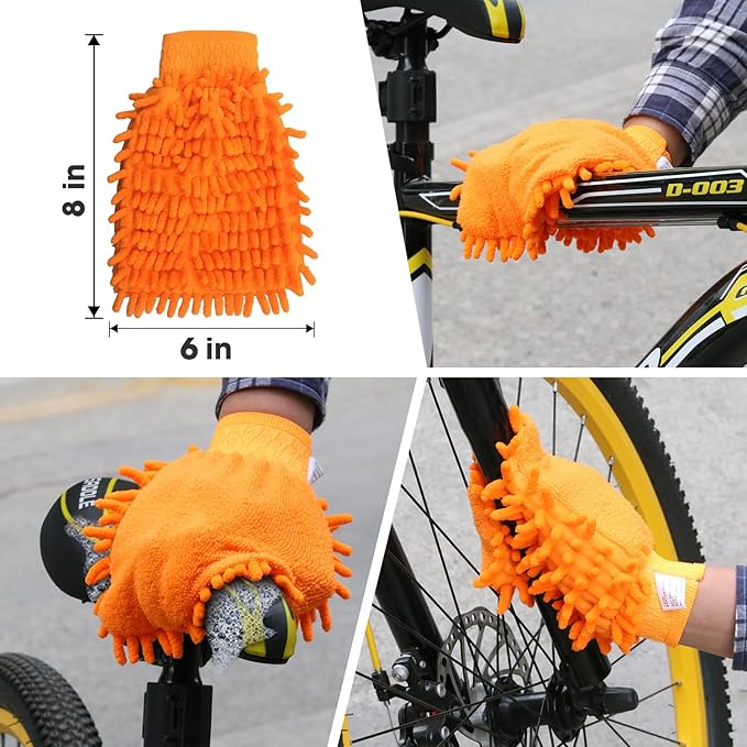 7pcs Bicycle Bike Cleaning Tools Set, Bike Clean Brush Kit Suitable - Image 6