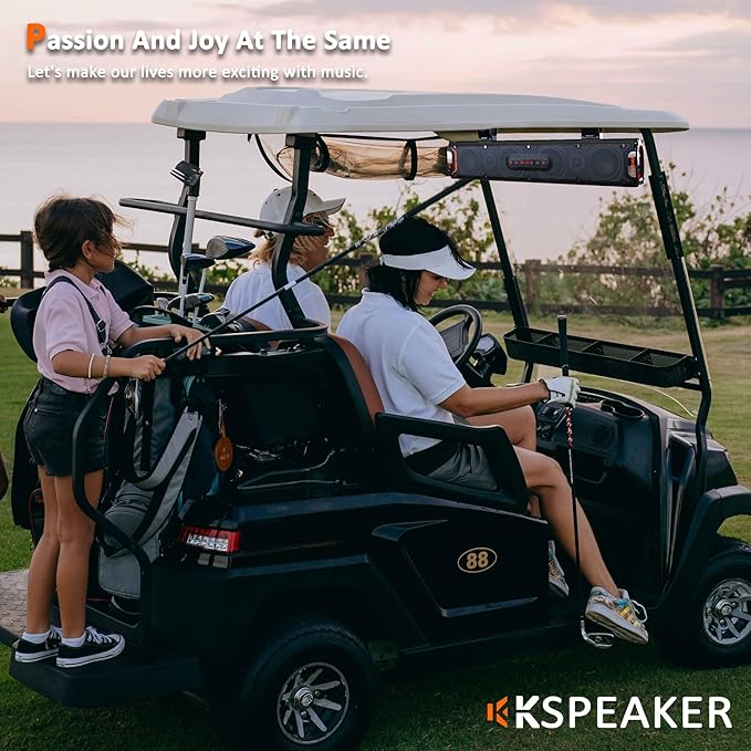 UTV Sound Bar ATV Sound Bar Golf Cart Soundbar UTV Speakers ATV Speaker - Image 4