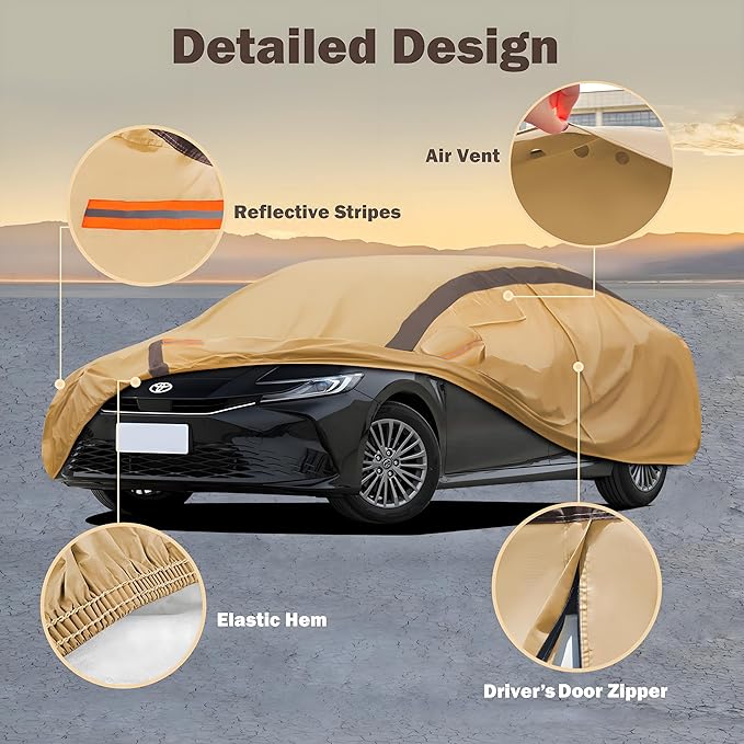 Car Cover Waterproof All Weather Compatible - Image 2