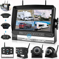 1080P Wireless RV Camera System, IP69 Waterproof Night Vision Backup Camera by VOONOA