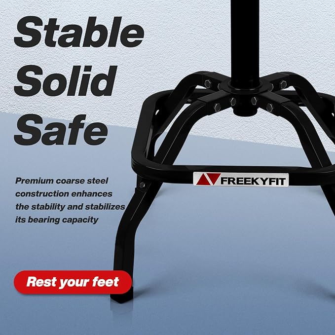 Shop Stool with Backrest, Mechanic Garage Stool - Image 8