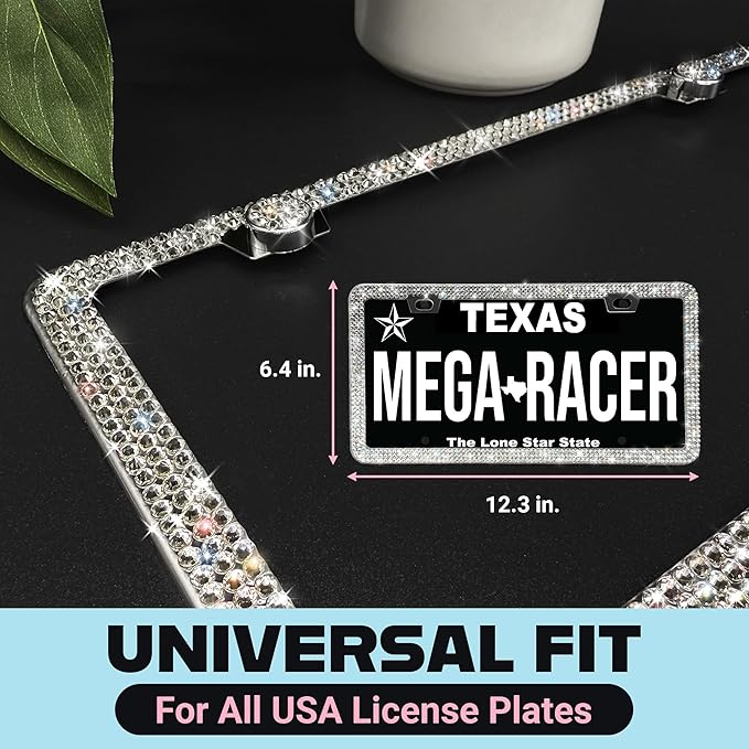 Dazzling Bling License Plate Frame - Image 2