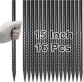 VVOKGO Rebar Stakes 15 Inches Ground Concrete Form Stakes, 3/8" Diameter by VVOKGO