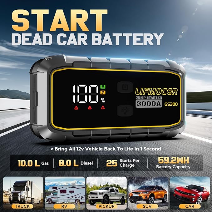 GS300 Jump Starter - Image 3