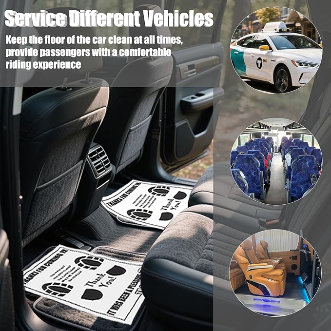 300 Pcs Car Paper Floor Mats, Disposable Automotive Floor Mats - Image 7
