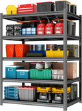 78" H Garage Shelving 5-Tier Storage Shelves Metal Shelving Units Adjustable by Unknown