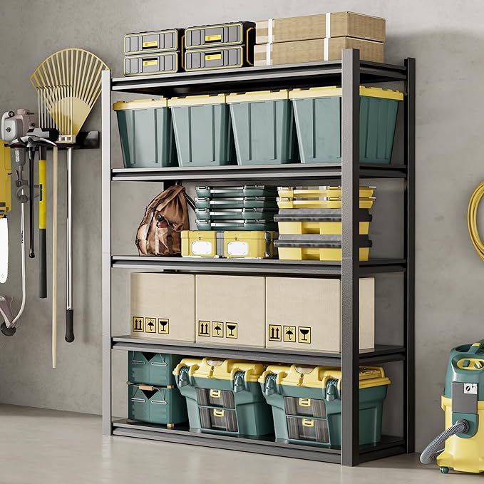 JHYKHG 72" H Storage Shelves, 5-Tier Heavy Duty Garage Shelving, Adjustable by Unknown