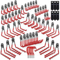 3-H Garage Wall Hooks 60 Pack, Heavy Duty Garage Hooks by 3-H
