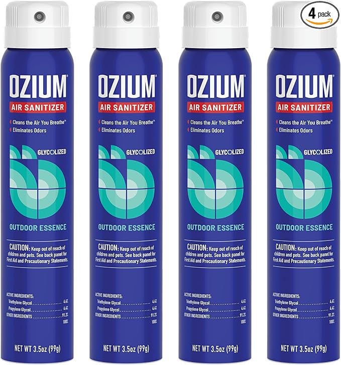 Ozium 3.5 Oz. Air Sanitizer & Odor Eliminator 4 Pack by OZIUM