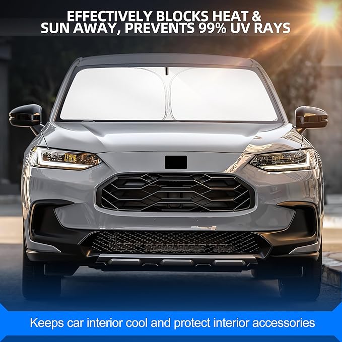 Windshield Sun Shade for Honda HR-V 2023-2025 2026 Foldable HRV Sunshade Custom - Image 7