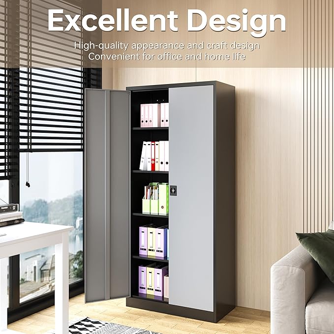 SISESOL Metal Storage Cabinet - Image 5