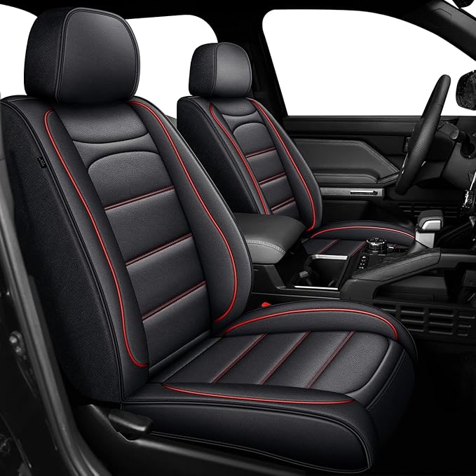 AOMSAZTO Ford Ranger Seat Covers: Full Set Custom Fit 2019 2020 2021 2022 2023 by AOMSAZTO