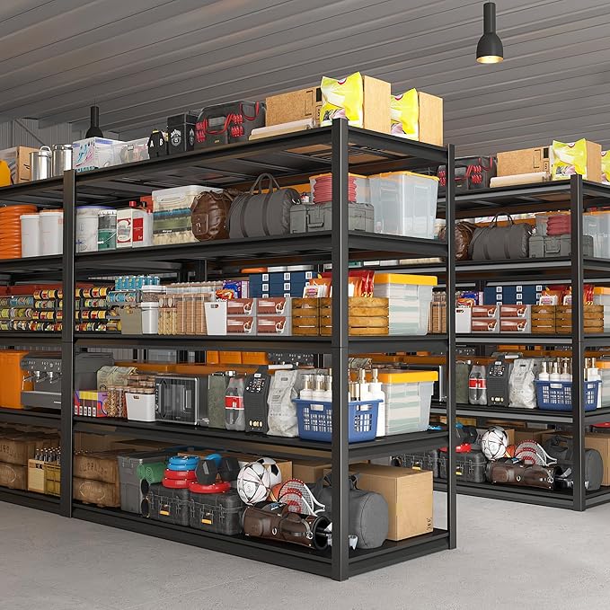 REIBII Garage Shelving 48.2" W Storage Shelves 3000LBS Heavy Duty Shelving - Image 8