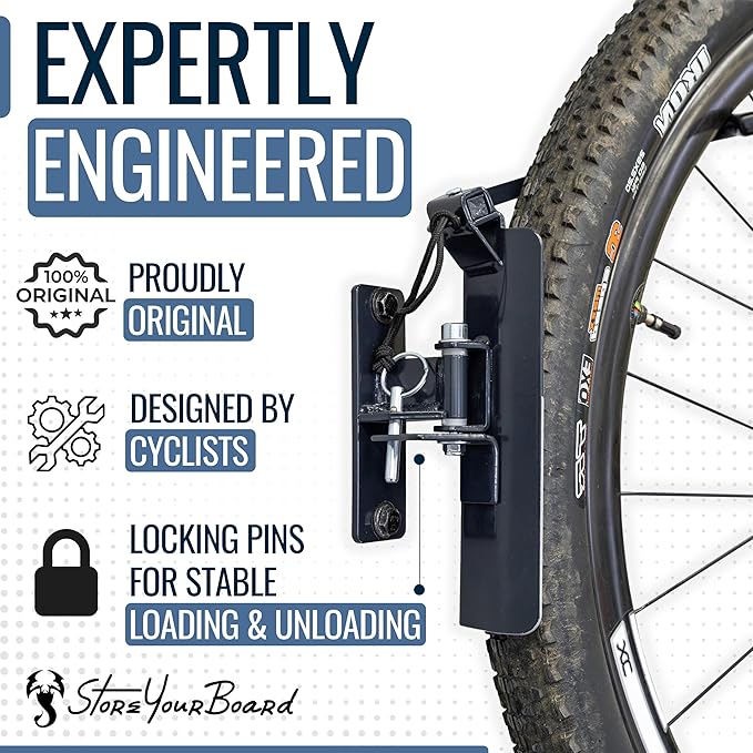 StoreYourBoard Bike Swivel Rack – Wall Mounted Garage Bike Storage, Vertical - Image 5