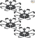 ISKYDRAW LED Garage Lights, 4 Pack Garage Lighting 260W 26000LM Bright Shop by ISKYDRAW