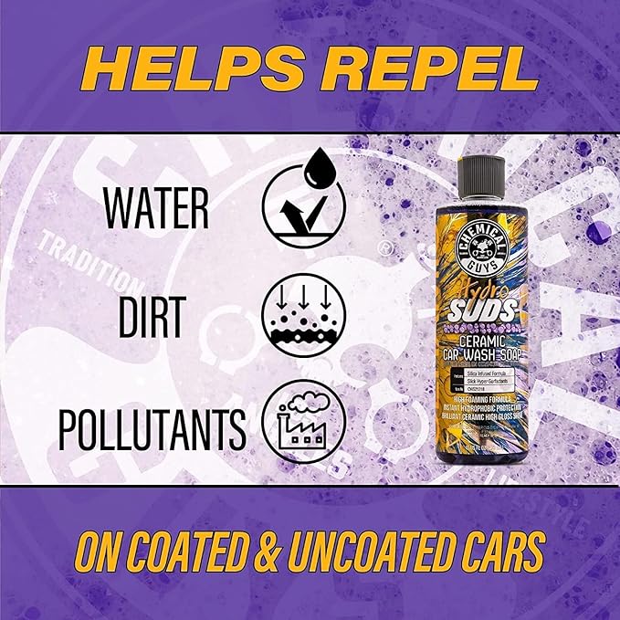 Chemical Guys CWS2121602 HydroSuds Ceramic SiO2 Shine High Foaming Car Wash Soap - Image 6
