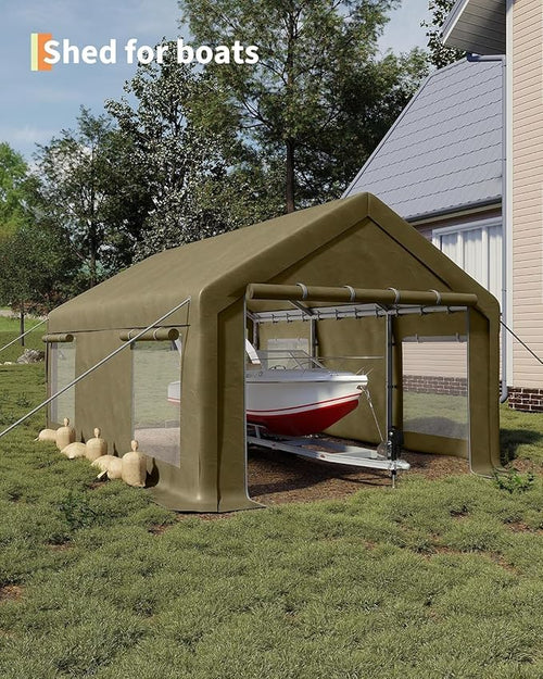 12 x 20FT Heavy Duty Carport - Image 2