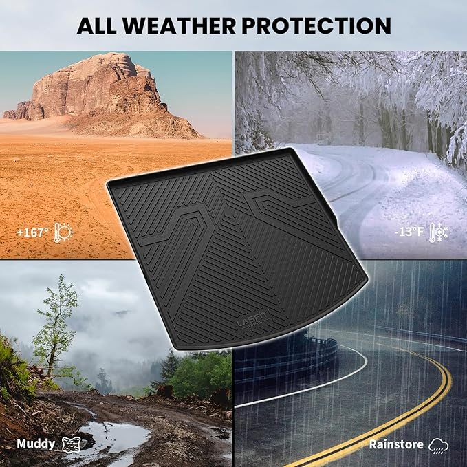 LASFIT Cargo Mat for Mazda CX5 2017-2025, CX 5 All Weather Trunk Mat for 2017 - Image 6