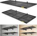 2-Pack 1.64x4ft Adjustable Garage Wall Shelving 560lbs Load Capacity Heavy Duty by AECXM