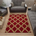 Ottomanson 5' x 6'6" Rugs for Living Room Trellis Area Rug for Bedroom by Ottomanson