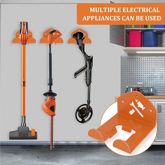 Garage Organization Storage Trimmer Rack Garden Power Tool Hanger - Image 5