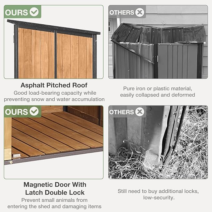 Outdoor Storage Shed with Floor - Image 5