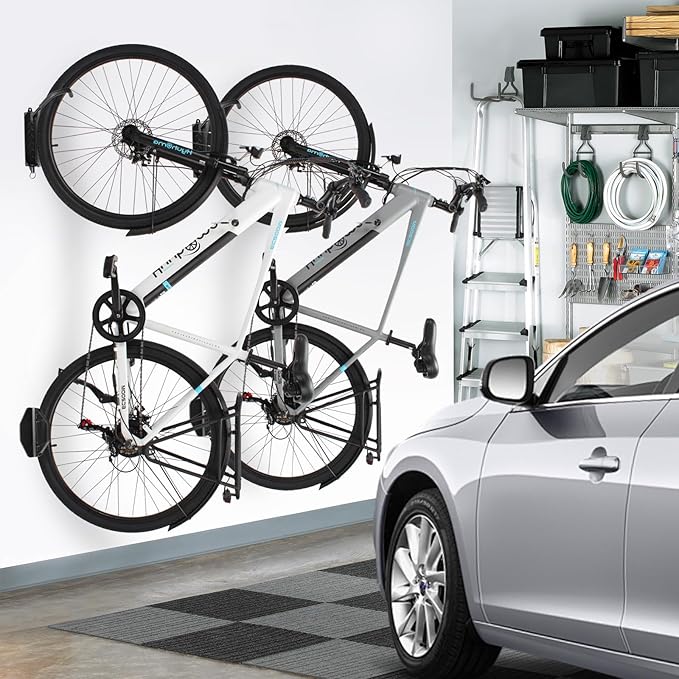 Swivel Bike Wall Mount, Bike Wall Hanger and Hooks, Hanging Bike Rack - Image 7