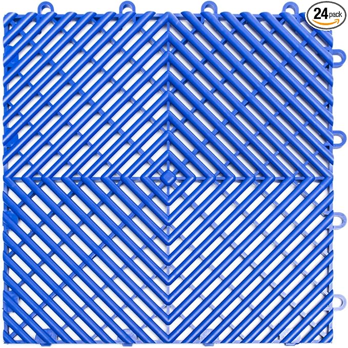Big Floors RaceDeck Free-Flow Interlocking Garage Flooring Tiles, Self-Draining by BigFloors